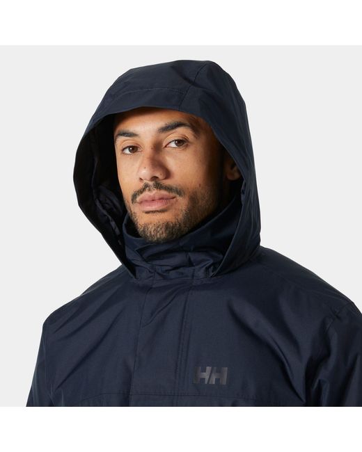 Helly Hansen Blue Vancouver Insulated Rain Jacket for men