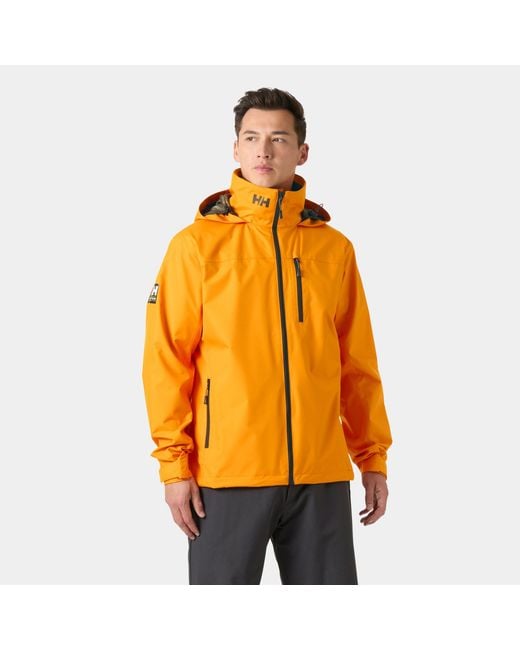 Helly Hansen Orange Crew Hooded Midlayer Jacket 2.0 for men