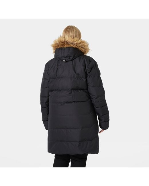 Helly Hansen Black Aden Down Parka Coat