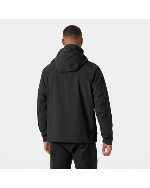 Helly Hansen Black Hp Racing Hooded Jacket 2.0 for men