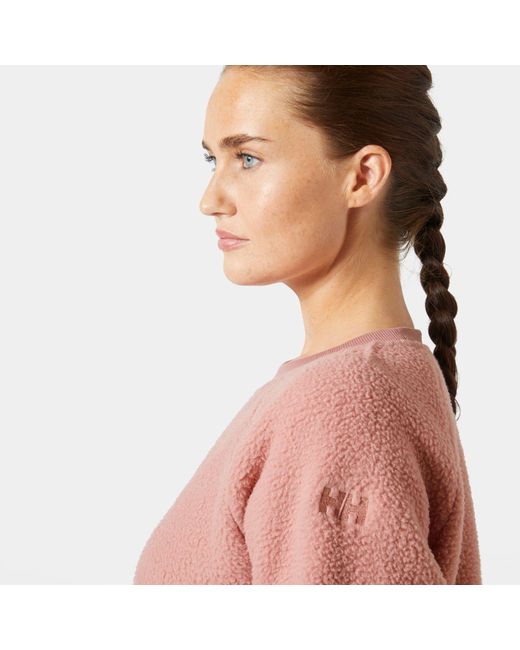 Helly Hansen Pink Escape Teddy Sweater