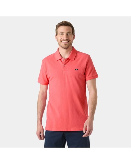 Helly Hansen Red Hudson Polo for men