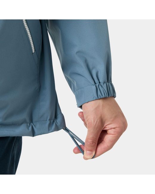 Helly Hansen Blue Sandoy Rain Jacket for men