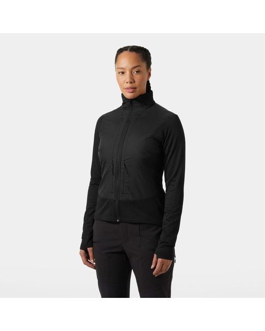 Helly Hansen Black Versalite Hybrid Fleece Jacket