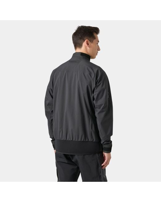Hp Foil Flyer Smock Grigio di Helly Hansen in Black