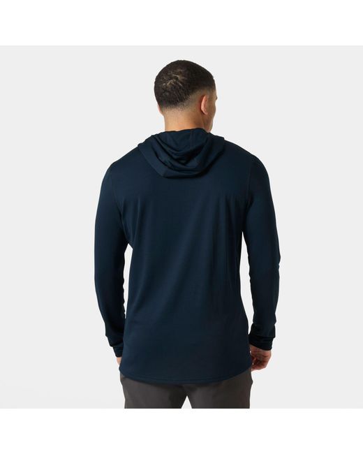 Helly Hansen Blue Lifa Active Solen Protective Hoodie for men