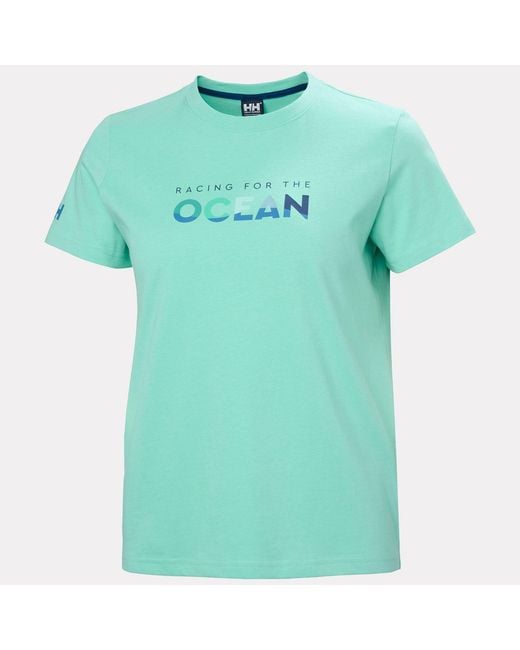 Helly Hansen Green The Ocean Race T-Shirt