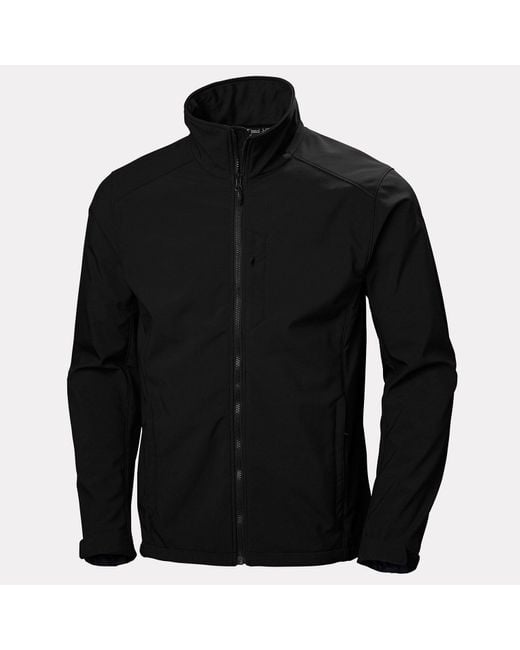 Helly Hansen Men's Paramount Athletic Cut Softshell Jacket Black for men