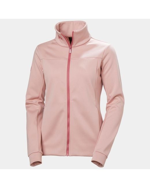 Crew Fleece Jacket Mujer Helly Hansen de color Pink