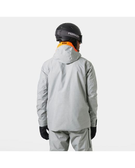 Helly Hansen Gray Garibaldi 2.0 Waterproof Ski Jacket for men