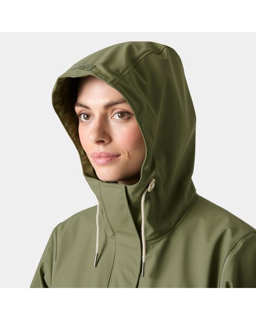 Helly Hansen Green Moss Block Pu Raincoat