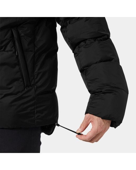 Helly Hansen Black Active Winter Parka for men