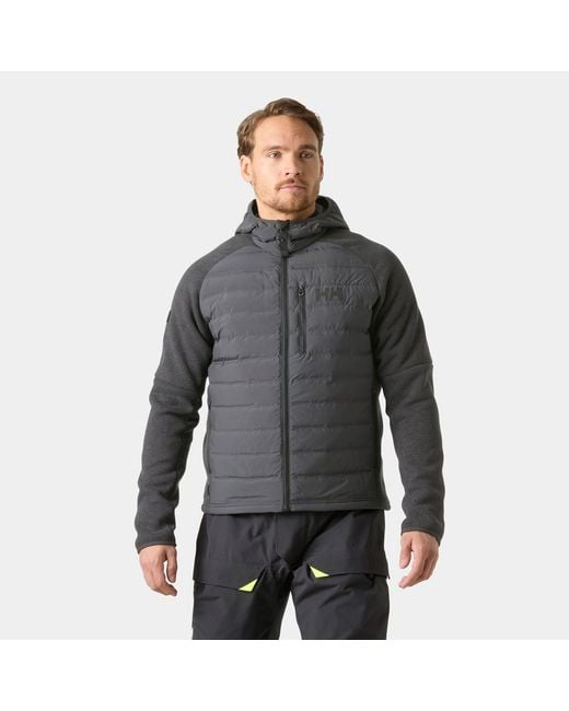 Helly Hansen Gray Skagen Hybrid Knit Insulator for men