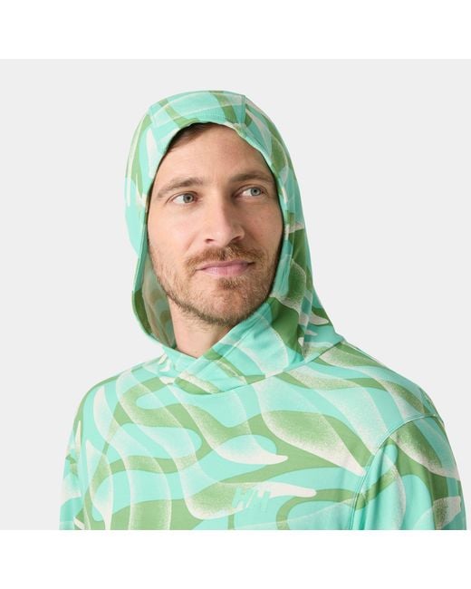 Helly Hansen Green Lifa Active Solen Hoodie for men