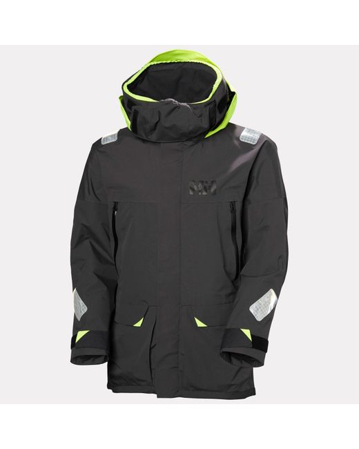 Helly Hansen Black Skagen Offshore Sailing Jacket for men