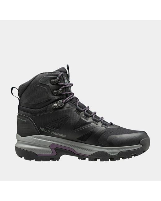 Helly Hansen Black Ascender Mid Helly Tech Waterproof Hiking Boots