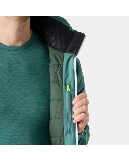Helly Hansen Green Alpha Lifaloft Lightweight Ski Jacket for men