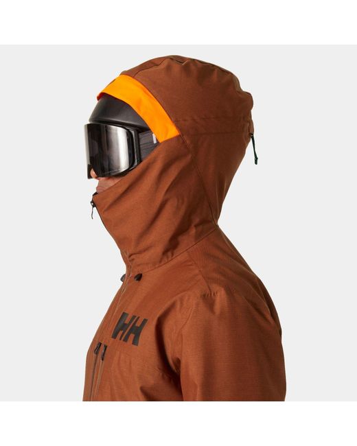 Giacca Da Sci Impermeabile Garibaldi 2.0 Uomo Rosso di Helly Hansen in Brown da Uomo