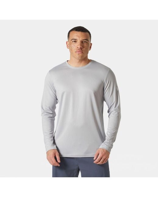 Helly Hansen Gray Helly-hansen Hh Tech Crew Ls 2.0 for men