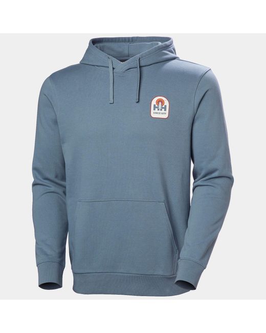 Helly Hansen Blue Massif Graphic Hoodie for men