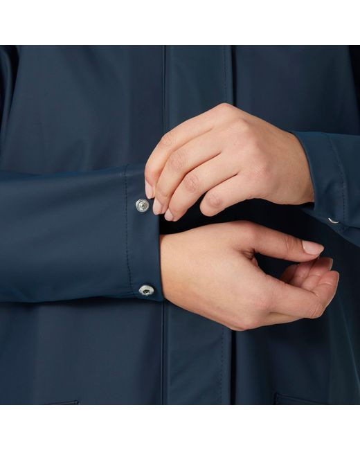 Helly Hansen Blue Moss Waterproof Rain Coat