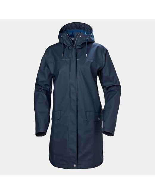 Helly Hansen Blue Moss Waterproof Rain Coat