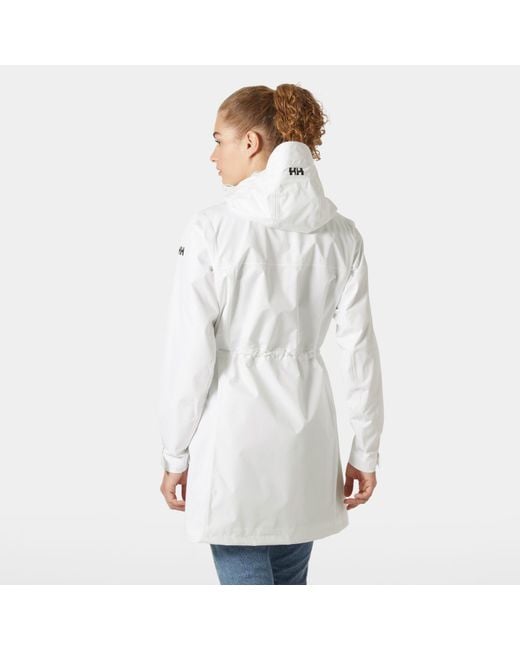 Helly Hansen White Westport Raincoat