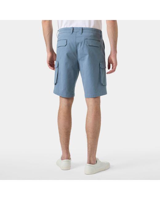 Helly Hansen Blue Bryggen Cargo Shorts for men