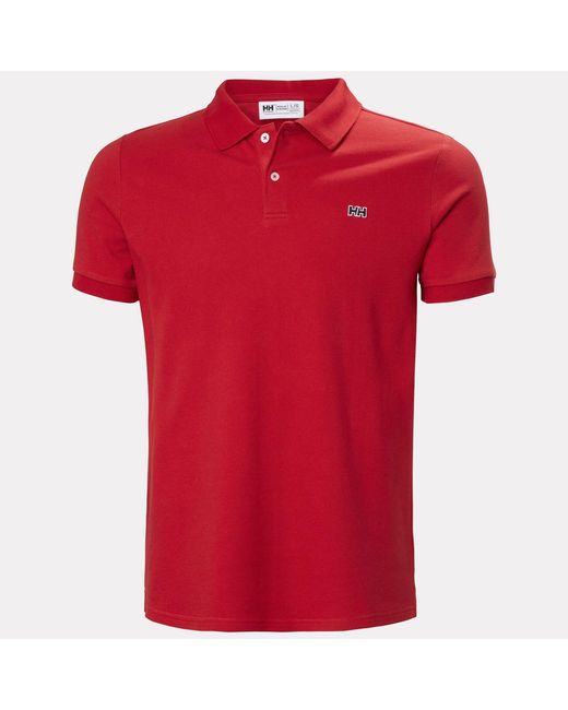 Helly Hansen Red Hudson Polo for men