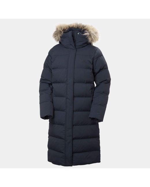 Helly Hansen Blue Aria Long Parka