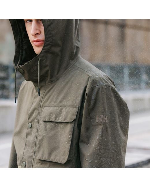 Escape Utility Rain Jacket Hombre Helly Hansen de hombre de color Green