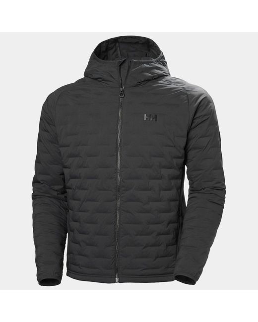 Helly Hansen Black Hp Hybrid Stretch Hooded Insulator for men