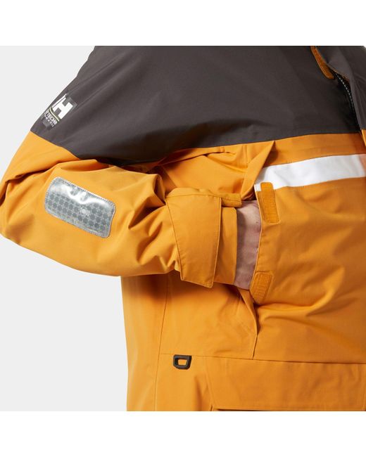 Helly Hansen Orange Pier 4.0 Jacket for men