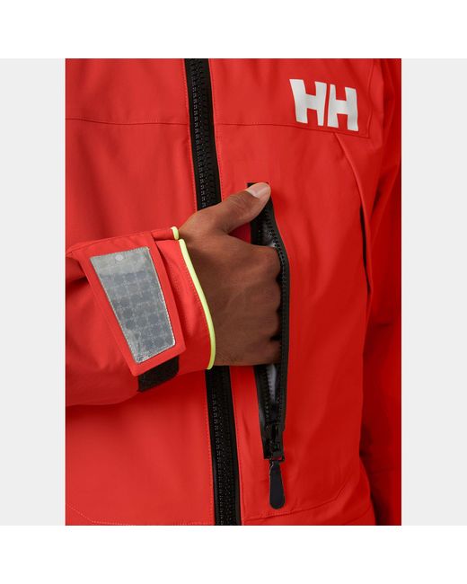Helly Hansen Aegir Ocean Sailing Jacket Red for men