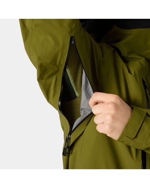 Lifa Merino Midweight Crew Base Layer Verde di Helly Hansen in Green da Uomo