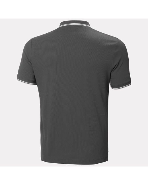 Helly Hansen Black Kos Marine Quick-dry Polo for men