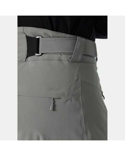 Helly Hansen Gray Alpha Lifaloft Lightweight Mountain Ski Pants for men