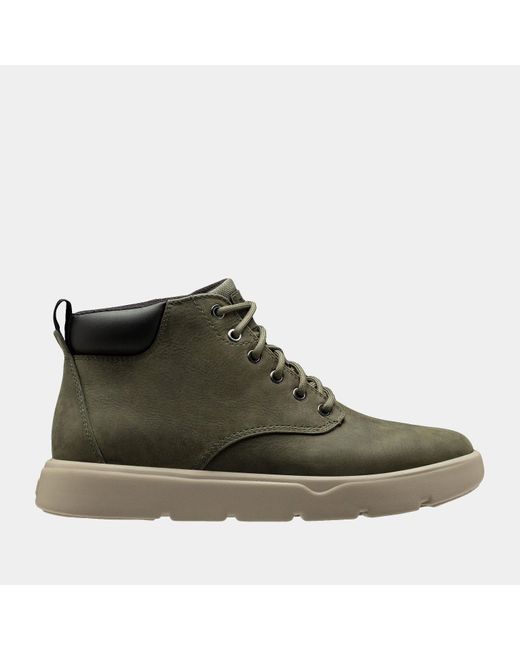 Helly Hansen Green Pinehurst Leather Sneaker Boots for men