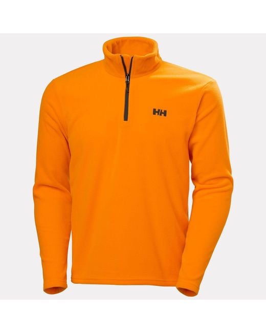Helly Hansen Orange Daybreaker Half-Zip Fleece for men