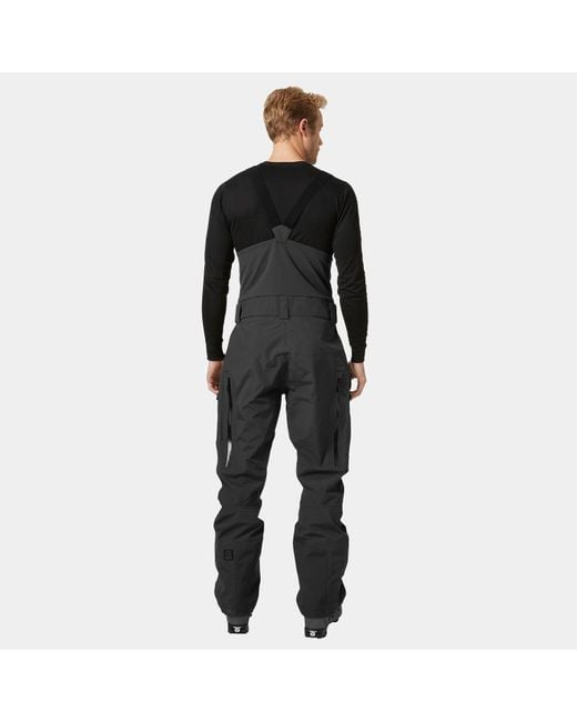 Helly Hansen Black Sogn Bib Shell Ski Pants for men