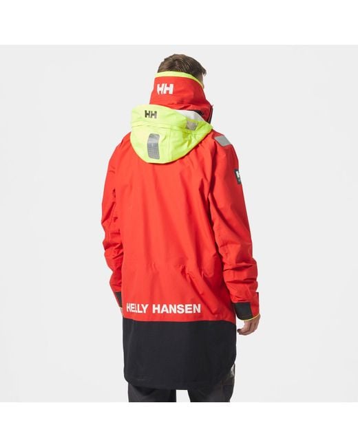 Helly Hansen Red Aegir Ocean Dry Breathable Smock Top for men