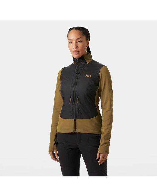 Helly Hansen Green Versalite Hybrid Fleece Jacket