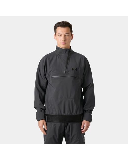 Hp Foil Flyer Smock Grigio di Helly Hansen in Black