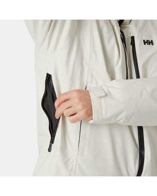 Helly Hansen White Kvitfjell Infinity Down Ski Jacket for men