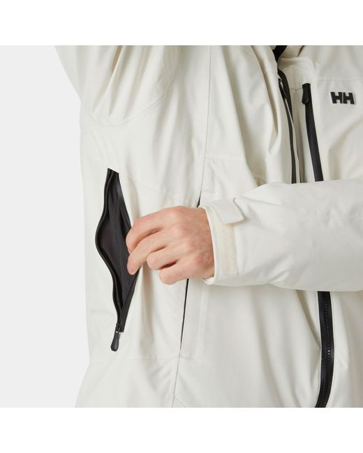 Helly Hansen White Kvitfjell Infinity Down Ski Jacket for men