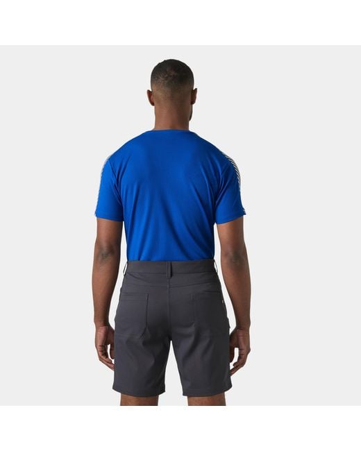 Helly Hansen Blue Hh Lifa Quick-Dry Baselayer Tshirt for men