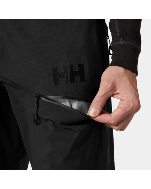 Helly Hansen Black Odin Backcountry Infinity Shell Trousers for men