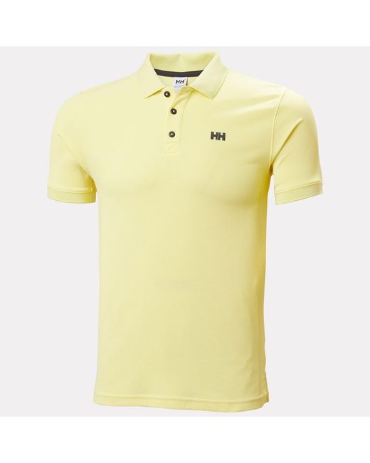 Helly Hansen Green Driftline Quick-Dry Performance Polo for men