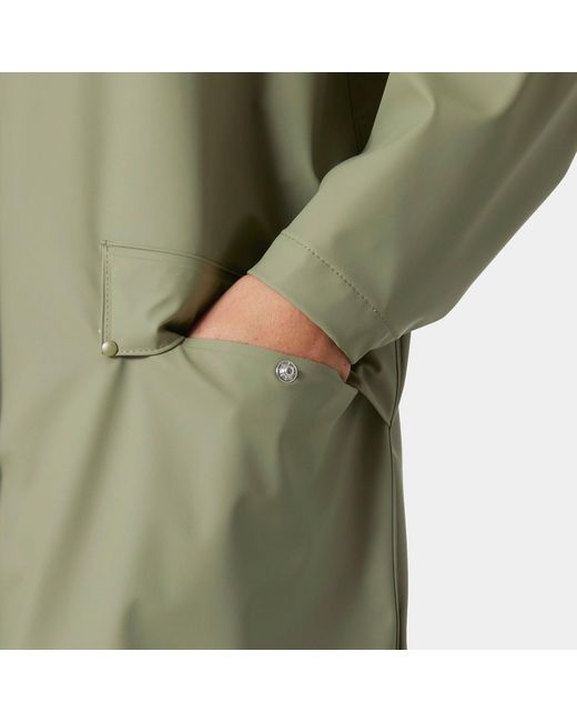 Helly Hansen Green Moss Waterproof Rain Coat