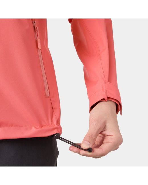 Crew Hooded Giacca Da Vela 2.0 Rosa di Helly Hansen in Red